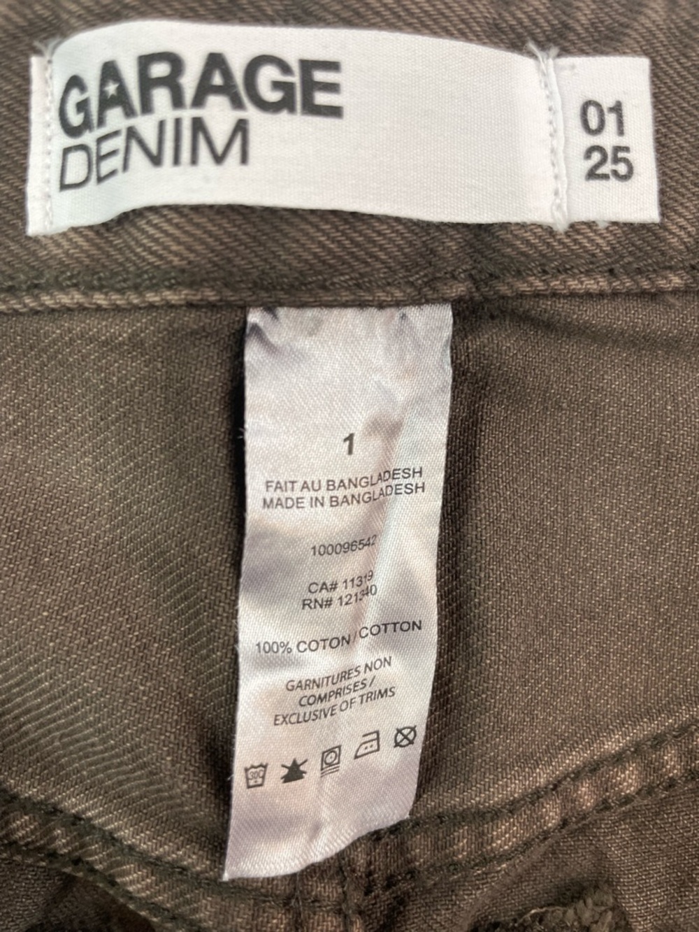 Garage Low Rise Baggy Jean Diesel Brown Women’s Size 1/25 MSRP$75 NWT RARE - Picture 7 of 10